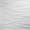 Ekena Millwork Ripple EnduraWall Decorative 3D Wall Panel, White, 19 5/8"W x 19 5/8"H WP20X20RPWH - alternate 2
